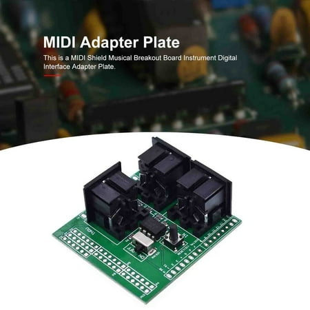 MIDI Shield Musical Breakout Board Instrument Digital Interface Adapter Plate For Compatible Arduino Adapter Board Module